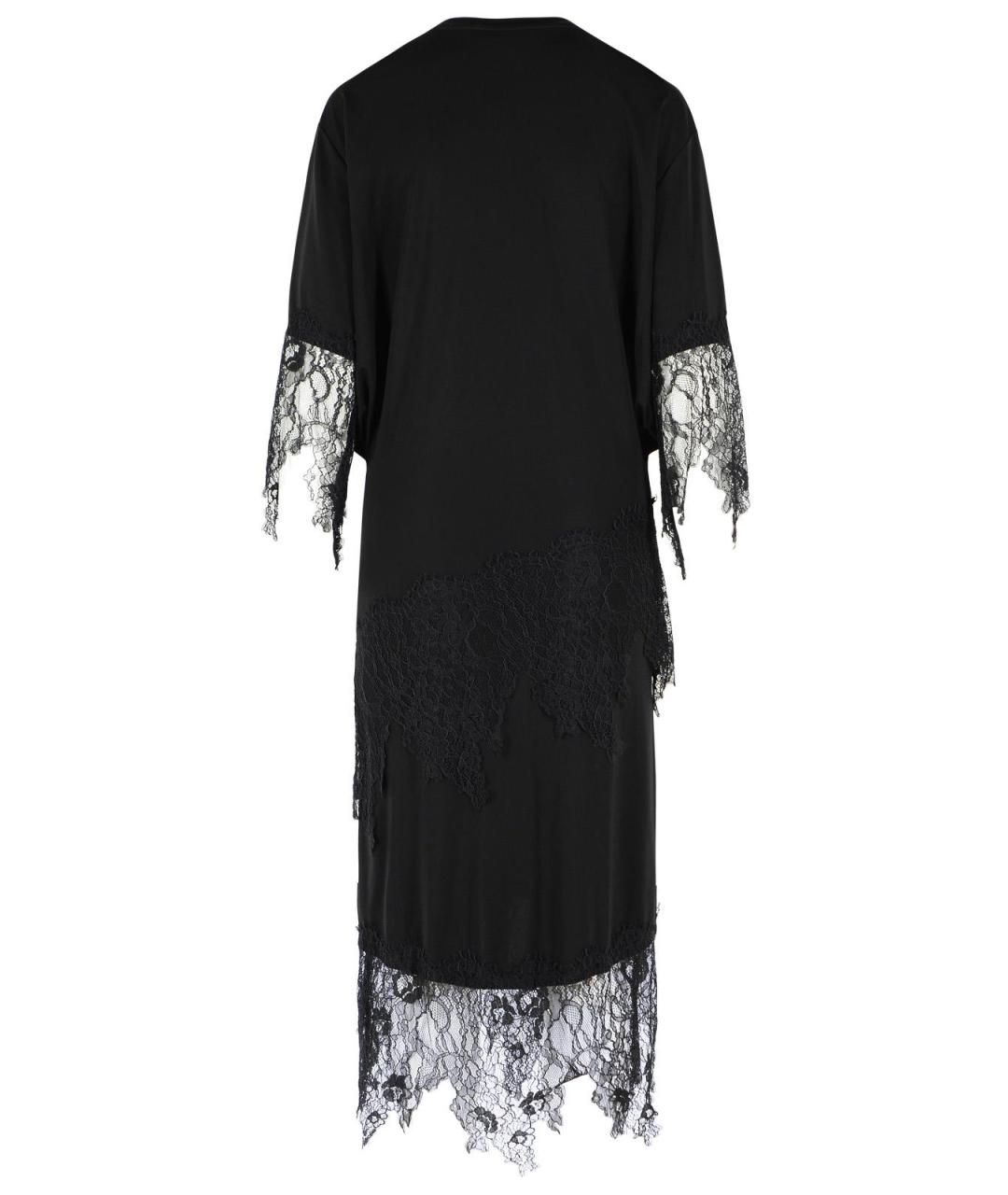 BLUMARINE Черное вискозное коктейльное платье, фото 3