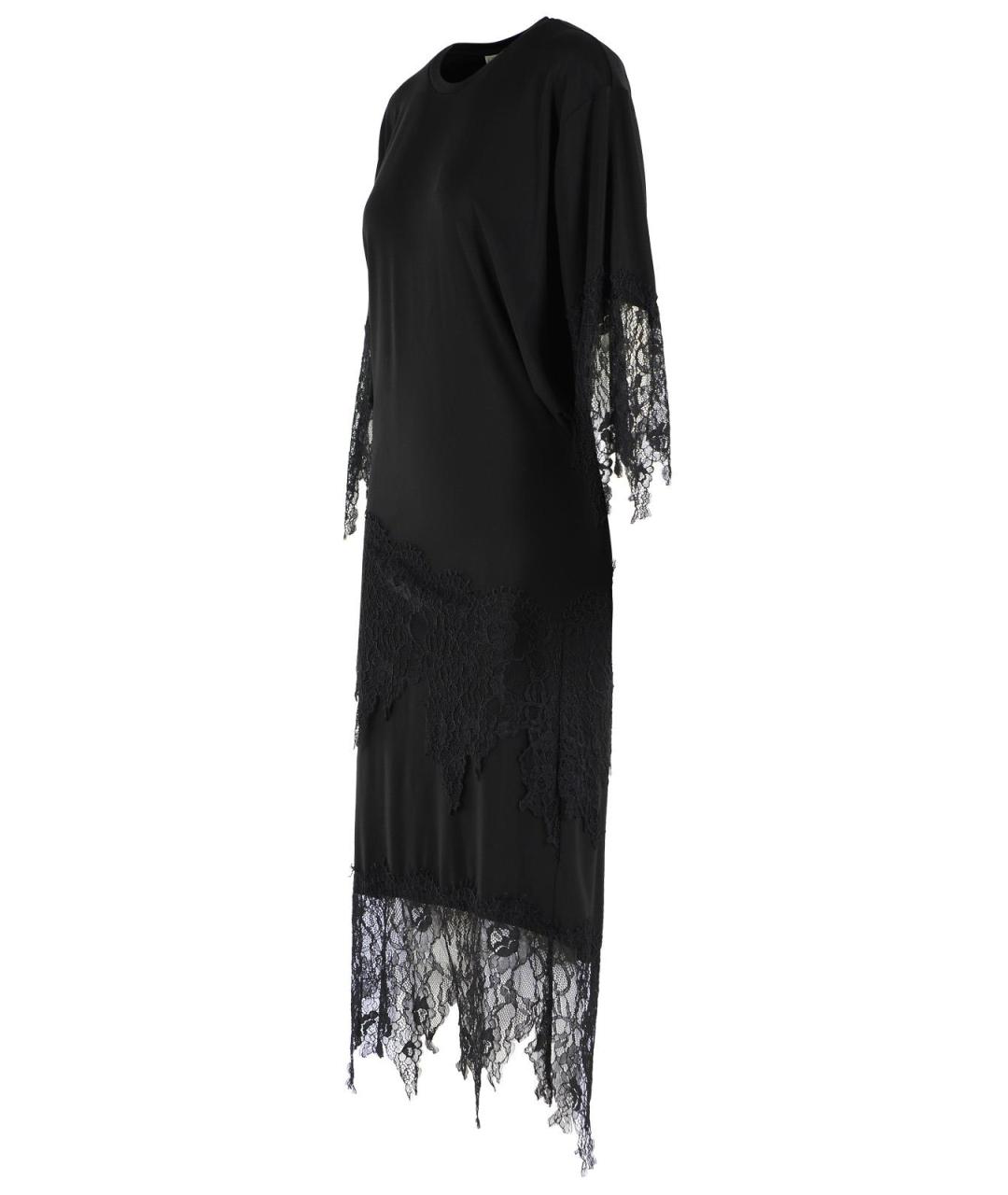 BLUMARINE Черное вискозное коктейльное платье, фото 2