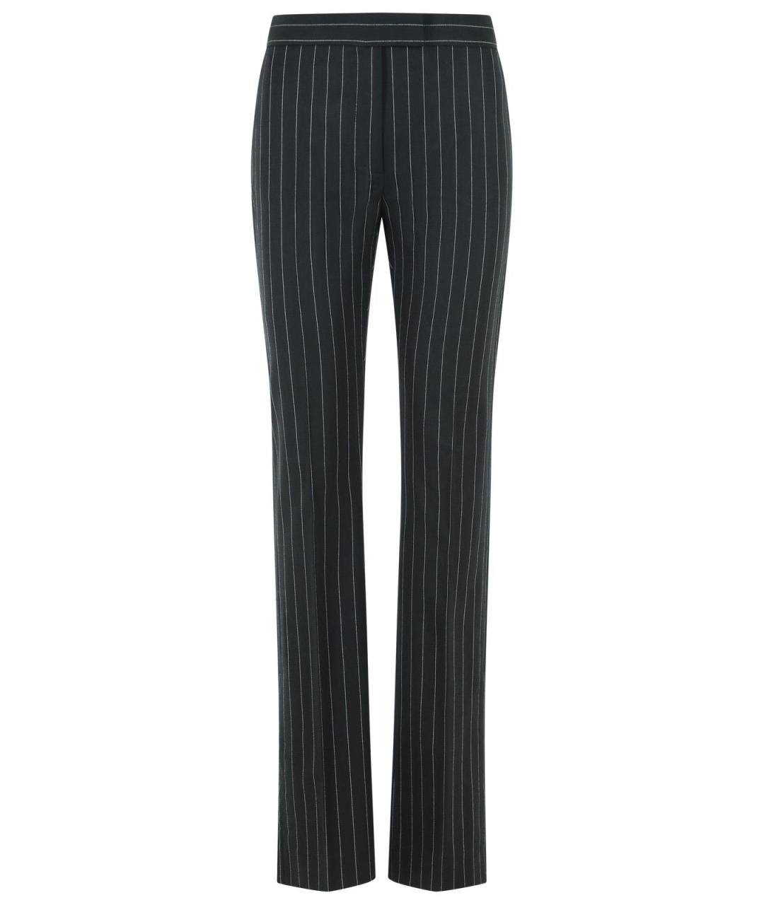 SPORTMAX Черные шерстяные брюки узкие, фото 1