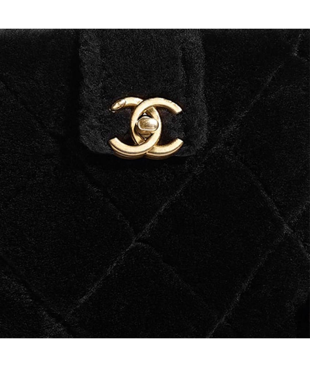 CHANEL Черная сумка через плечо, фото 4