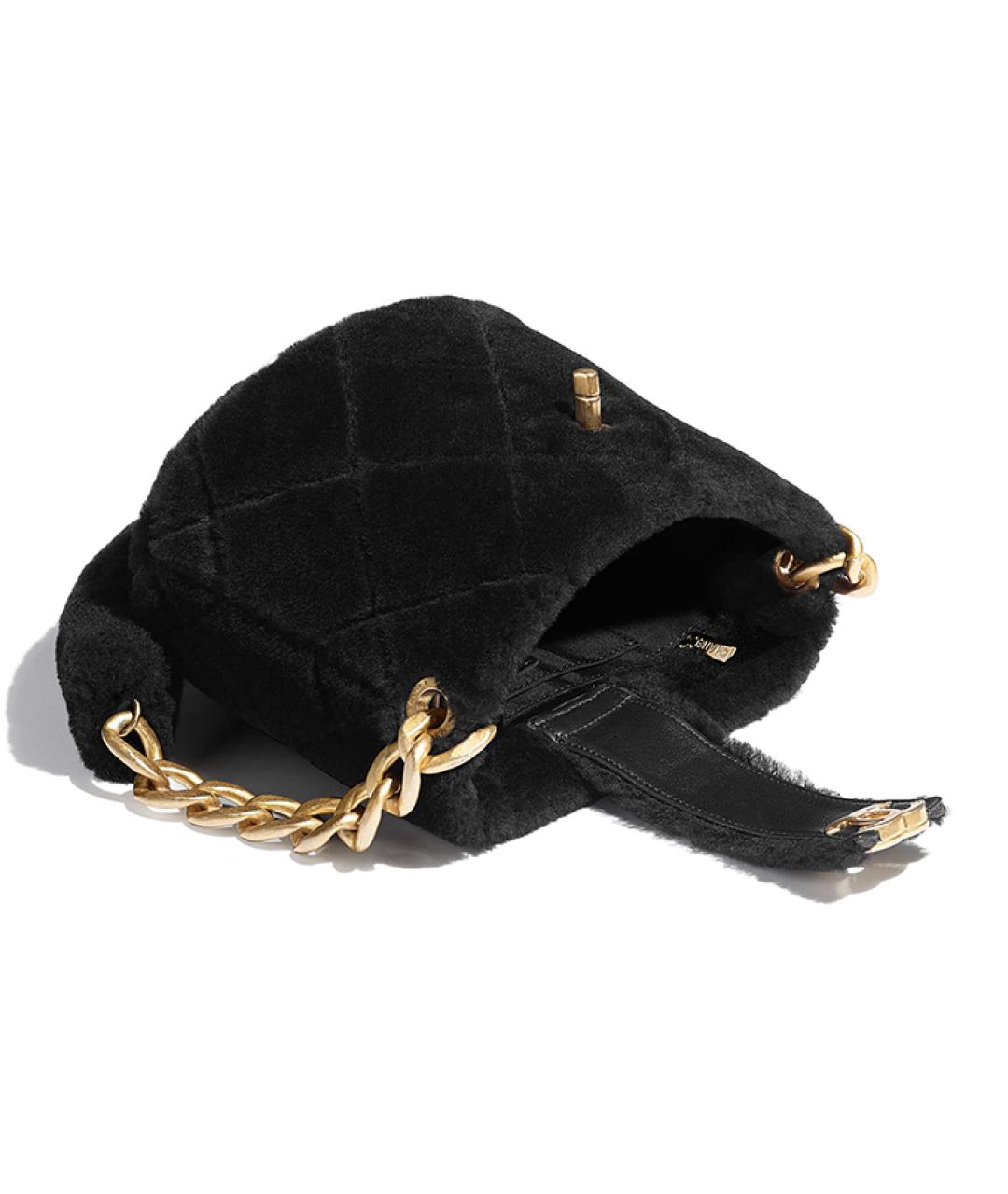 CHANEL Черная сумка через плечо, фото 3