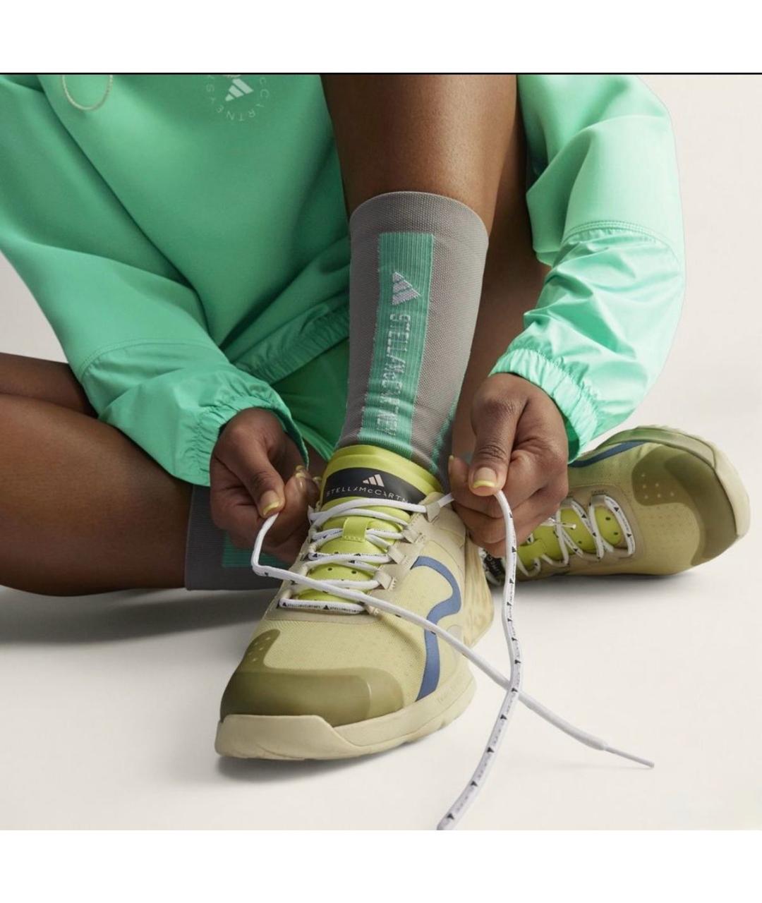 ADIDAS BY STELLA MCCARTNEY Горчичные кроссовки, фото 2