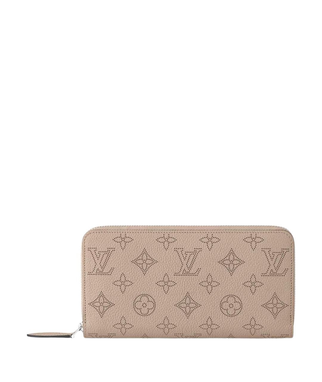 LOUIS VUITTON Бежевый кожаный кошелек, фото 1
