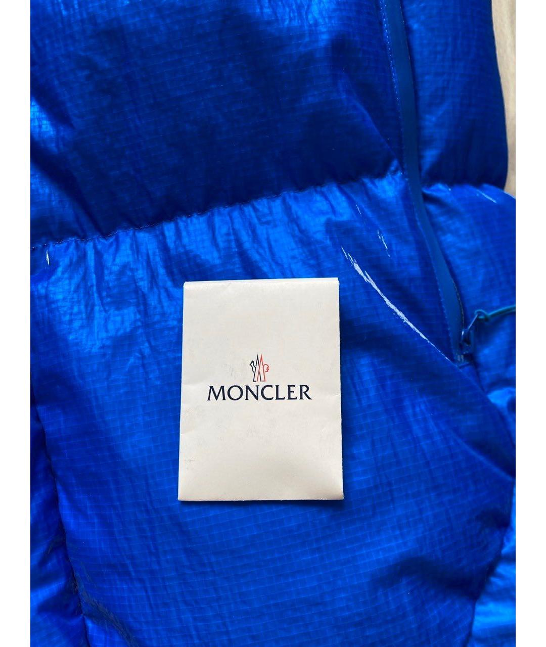MONCLER Синий жилет, фото 4
