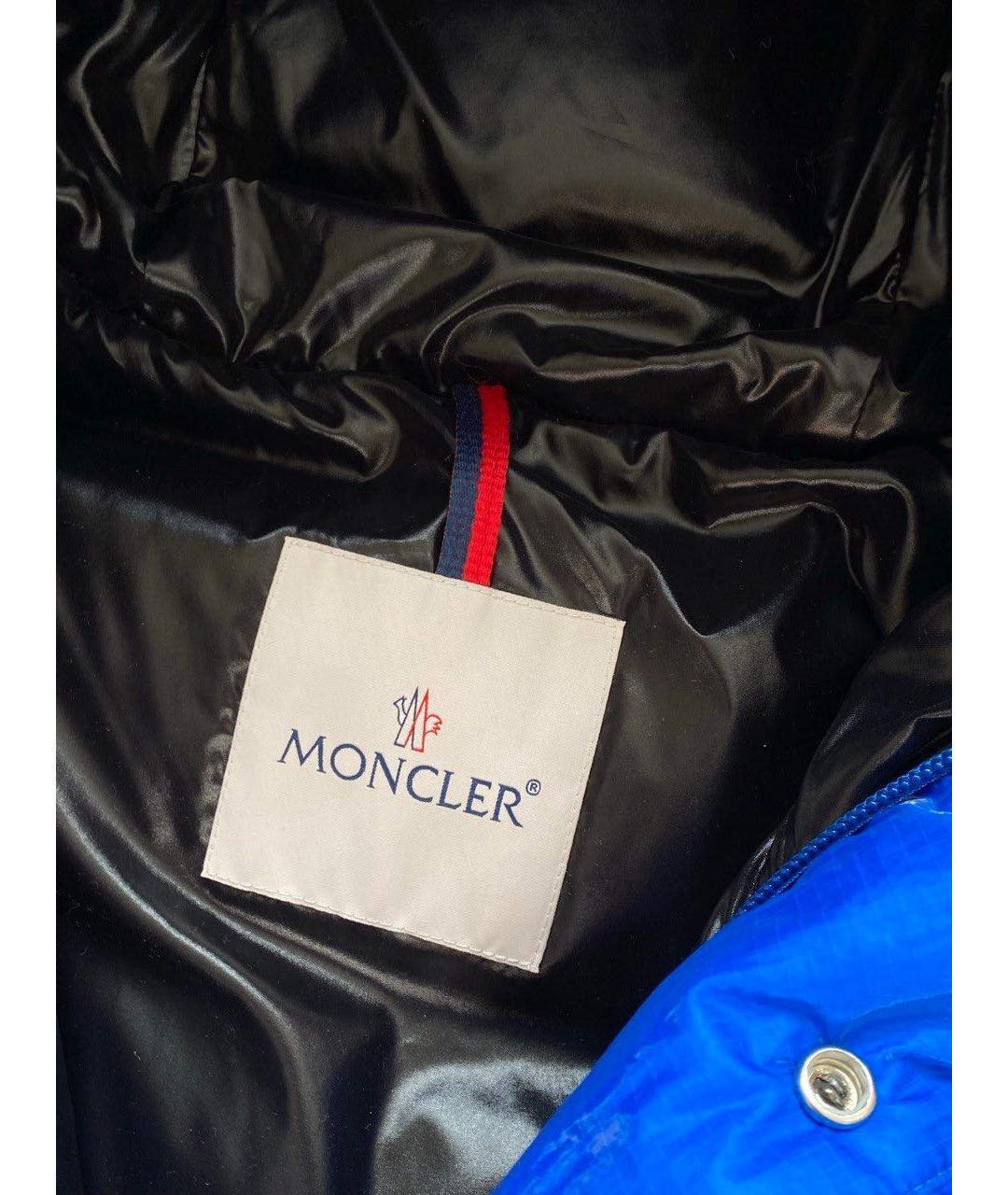 MONCLER Синий жилет, фото 5