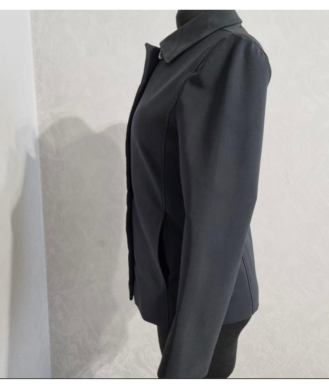 PRADA Черная синтетическая куртка, фото 2