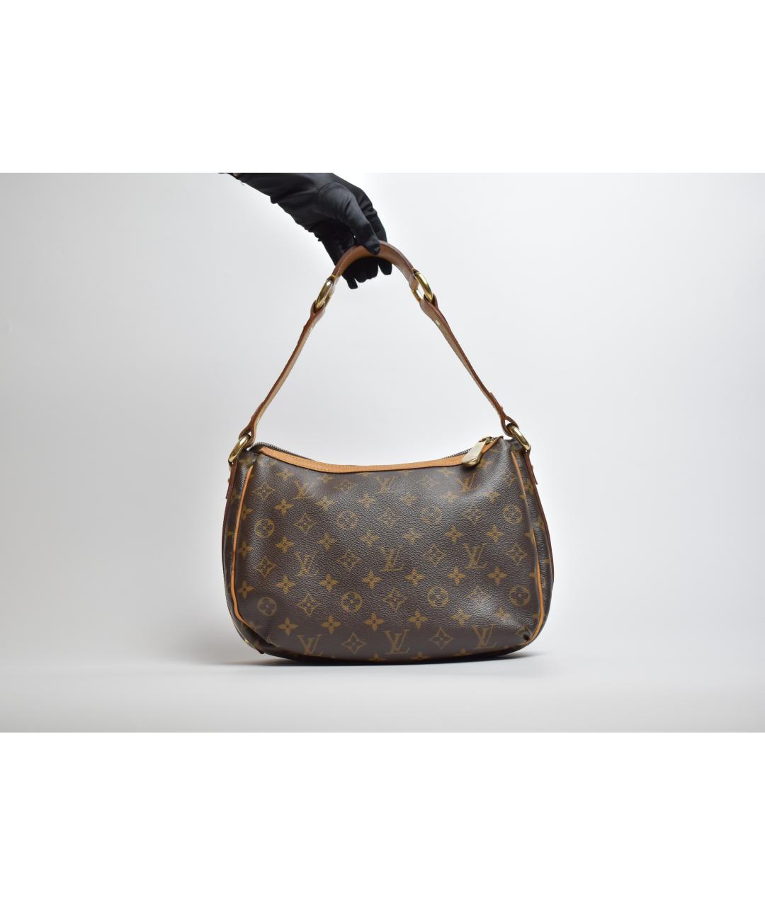 LOUIS VUITTON Коричневая сумка через плечо, фото 3