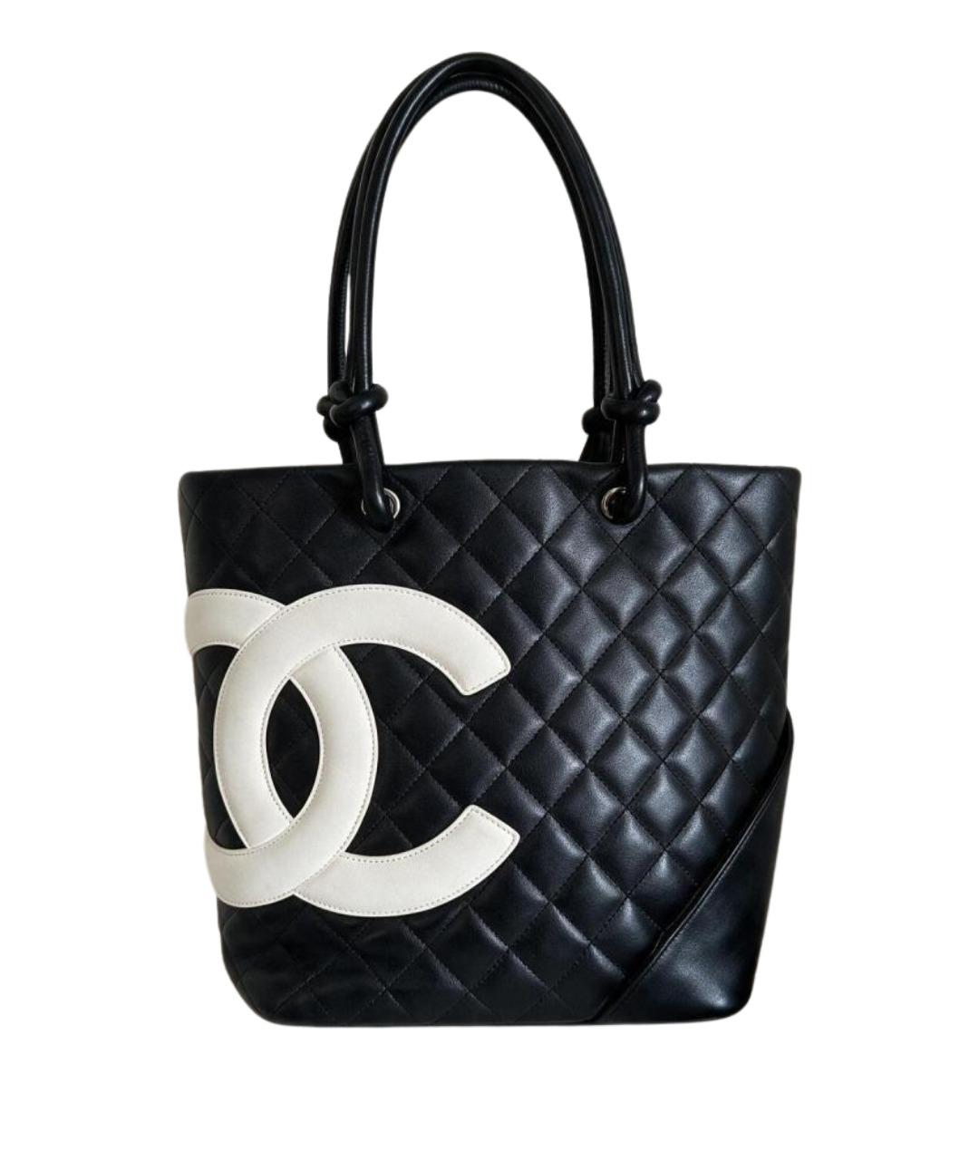 CHANEL Черная сумка тоут из канвы, фото 1