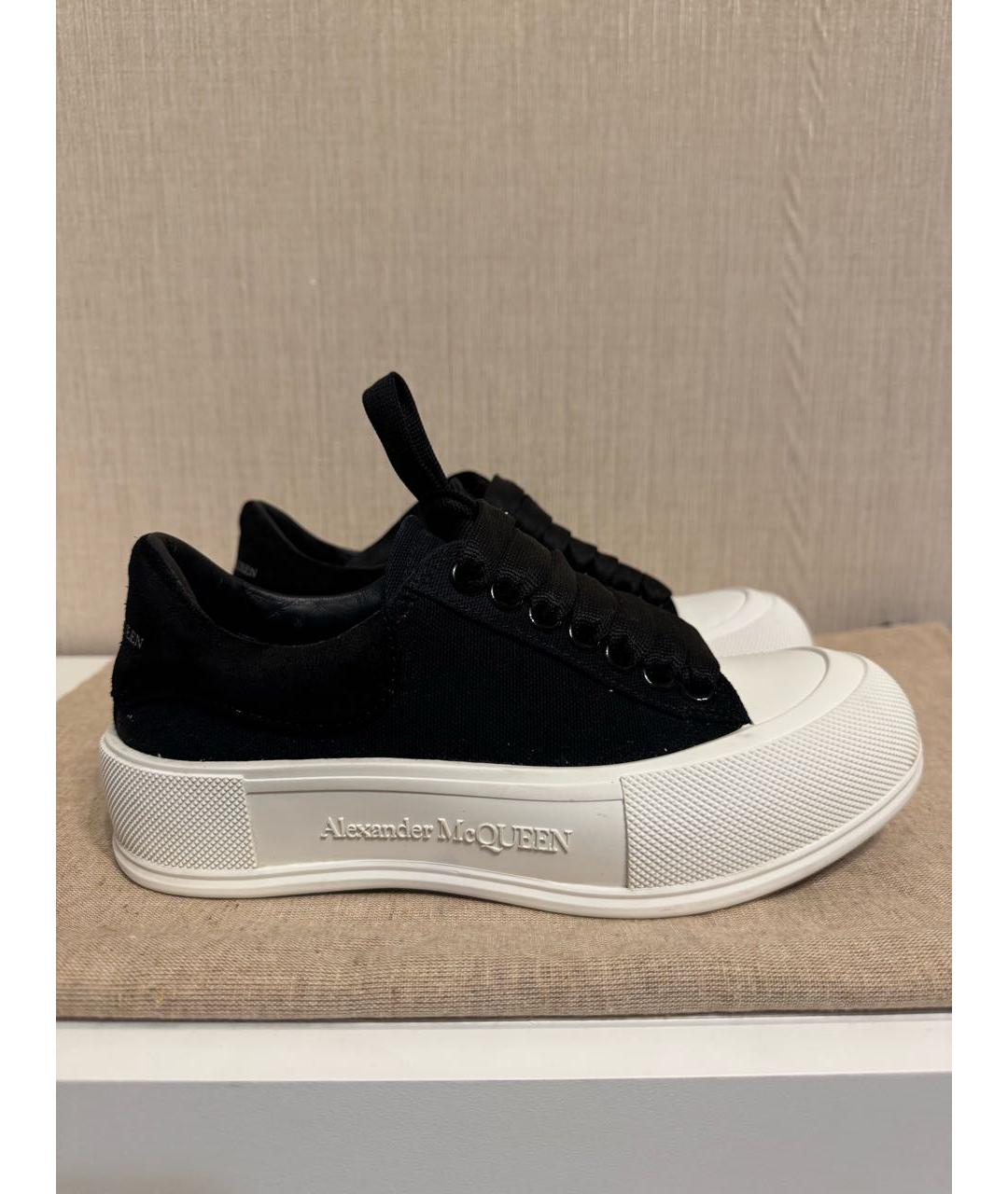 ALEXANDER MCQUEEN Черные кеды, фото 8
