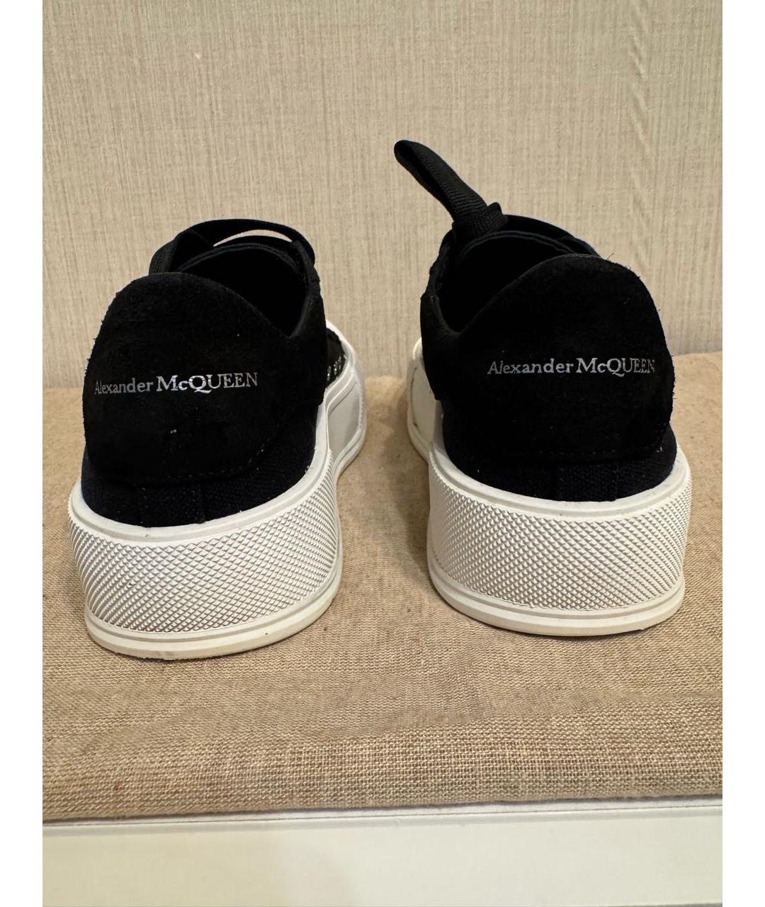 ALEXANDER MCQUEEN Черные кеды, фото 4