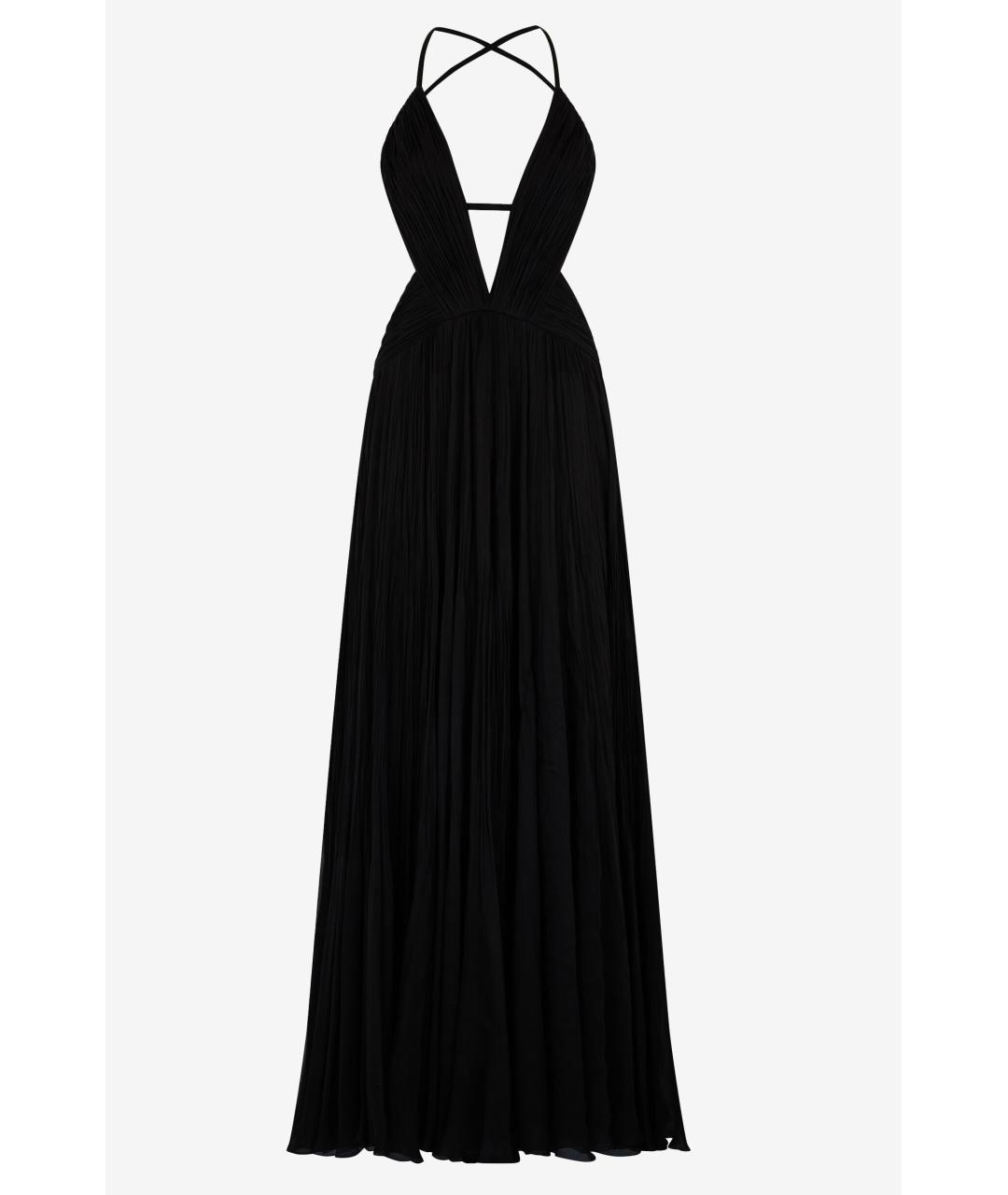 ROBERTO CAVALLI Черное шелковое коктейльное платье, фото 7