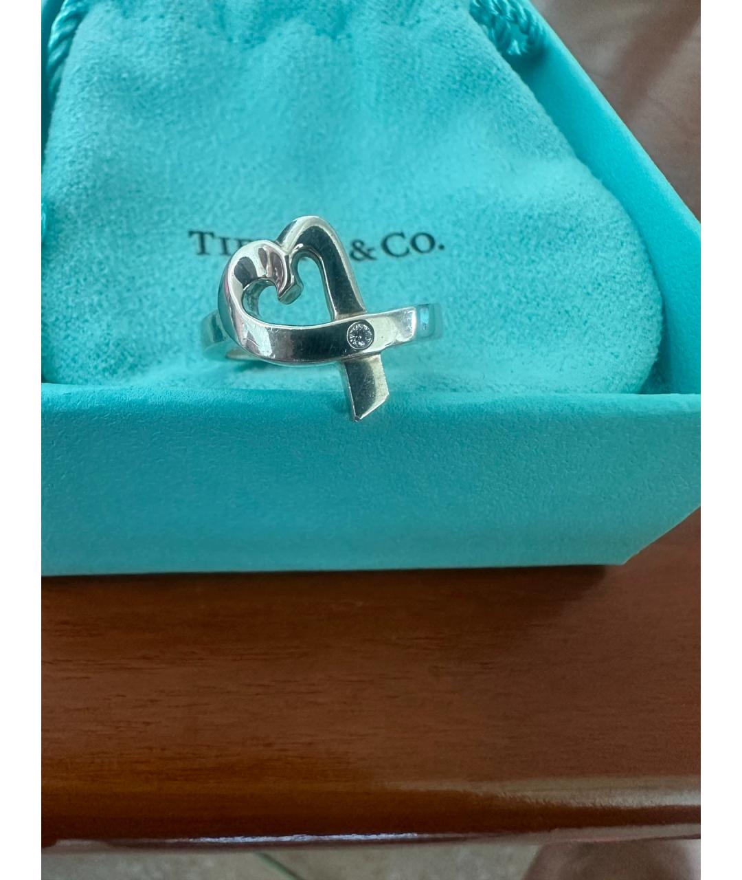TIFFANY&CO Серебряное серебряное кольцо, фото 6