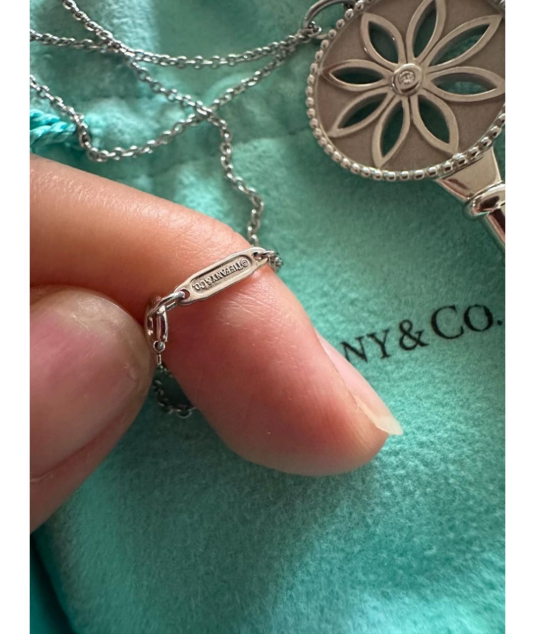 TIFFANY&CO Серебряная серебряная подвеска, фото 5