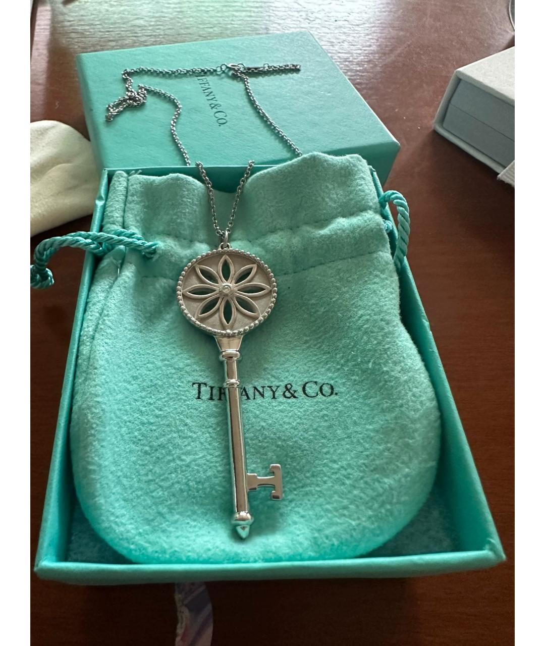 TIFFANY&CO Серебряная серебряная подвеска, фото 6