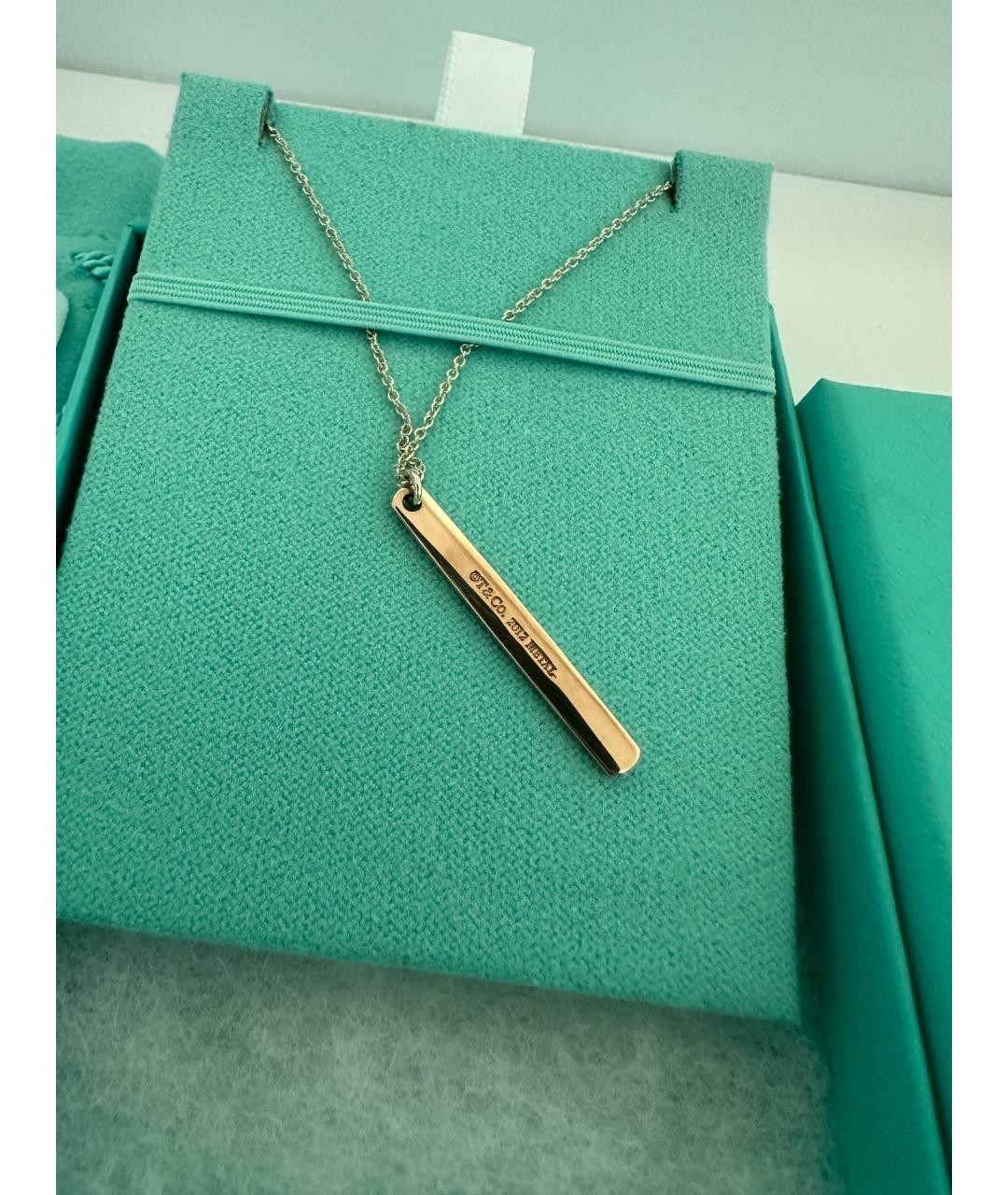 TIFFANY&CO Золотая серебряная подвеска, фото 3