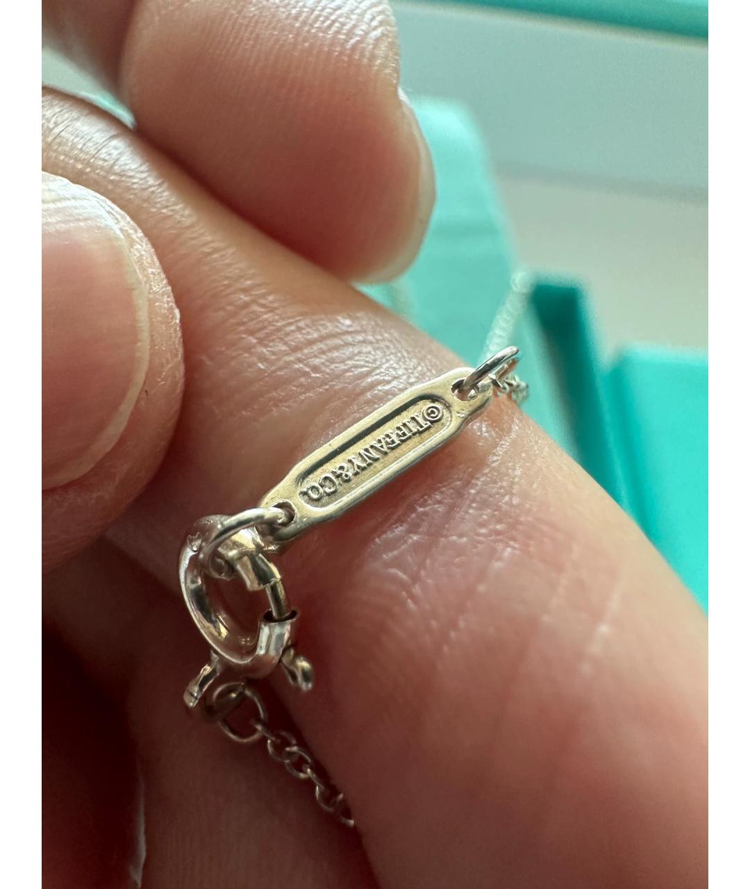 TIFFANY&CO Золотая серебряная подвеска, фото 5