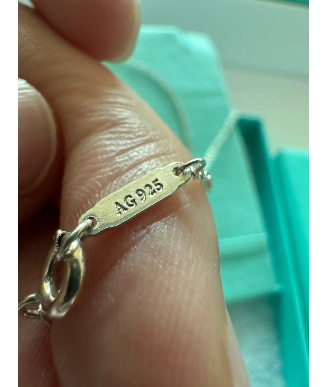 TIFFANY&CO Золотая серебряная подвеска, фото 4