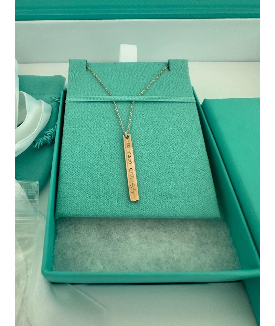 TIFFANY&CO Золотая серебряная подвеска, фото 6