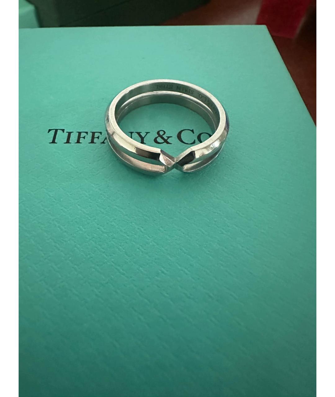 TIFFANY&CO Серебряное металлическое кольцо, фото 9