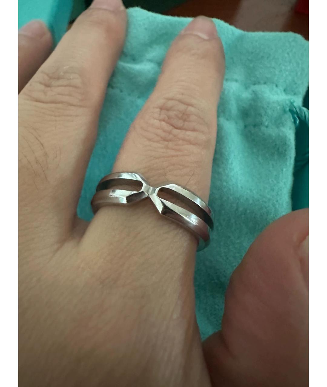 TIFFANY&CO Серебряное металлическое кольцо, фото 5