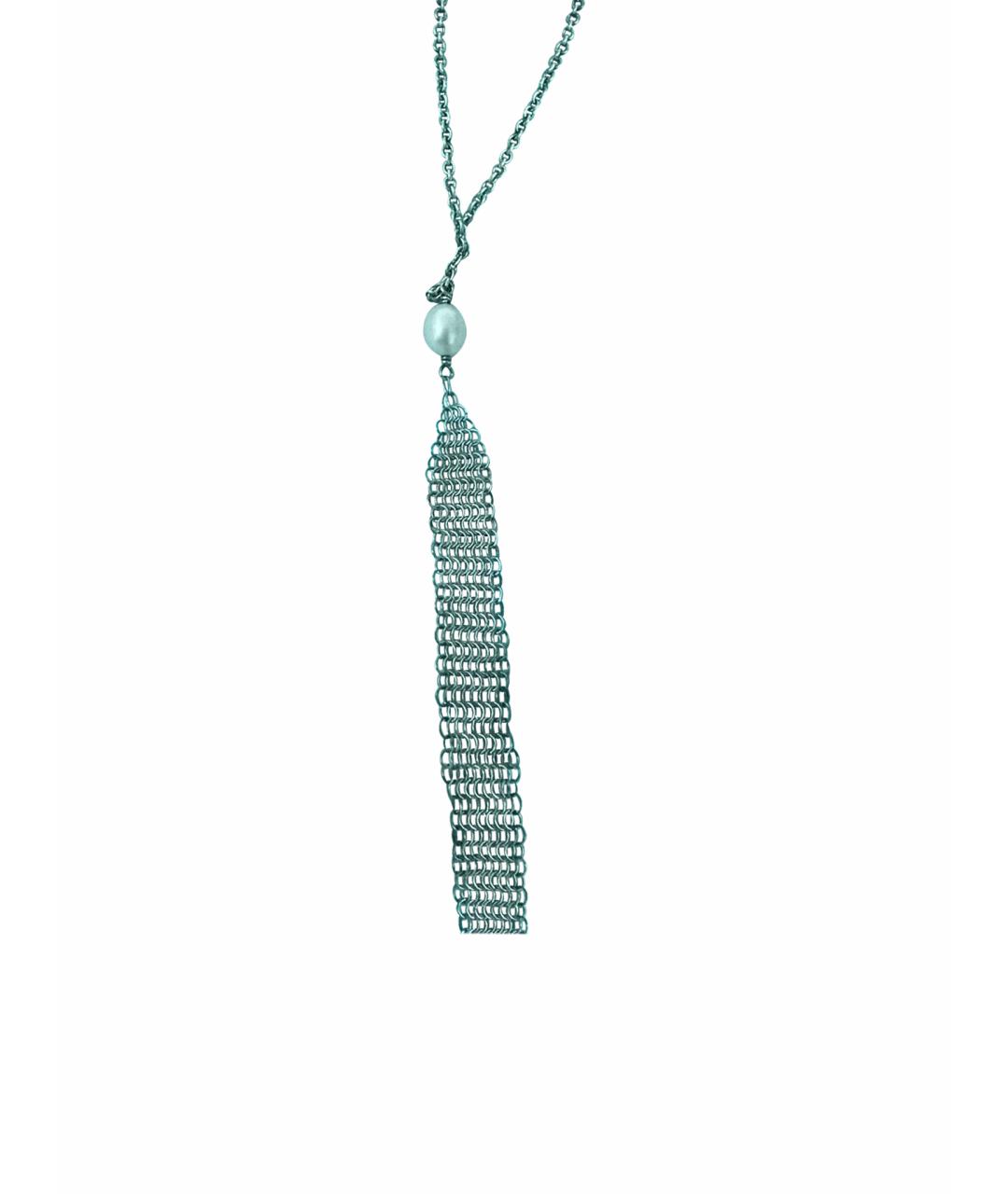 TIFFANY&CO Белая серебряная подвеска, фото 1