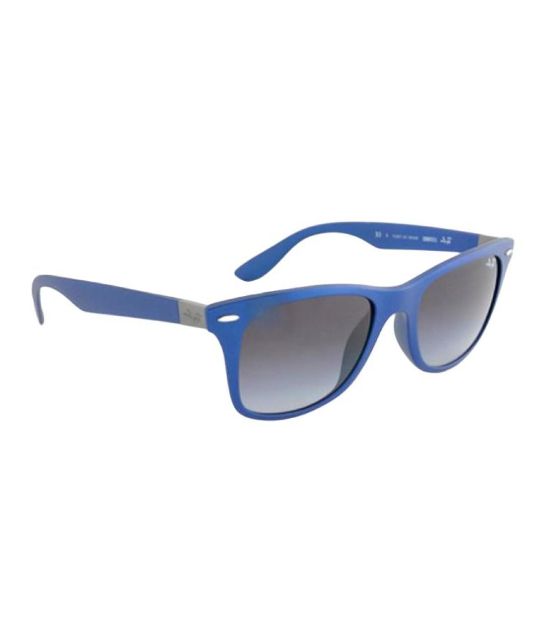 RAY BAN Синие пластиковые солнцезащитные очки, фото 3