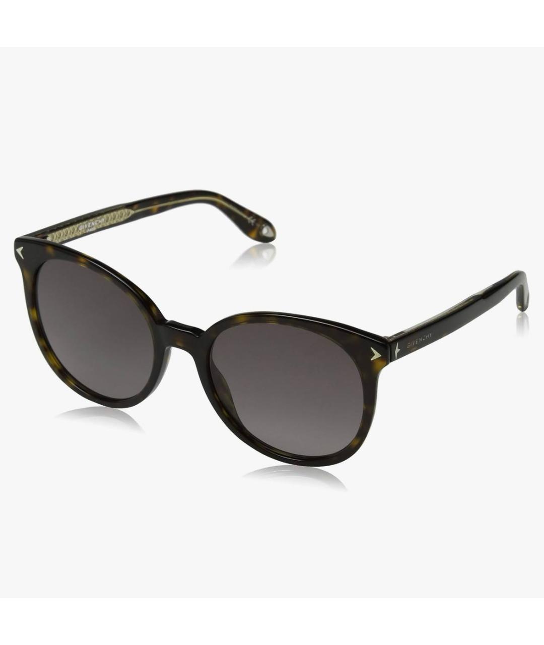 GIVENCHY Коричневые пластиковые солнцезащитные очки, фото 5
