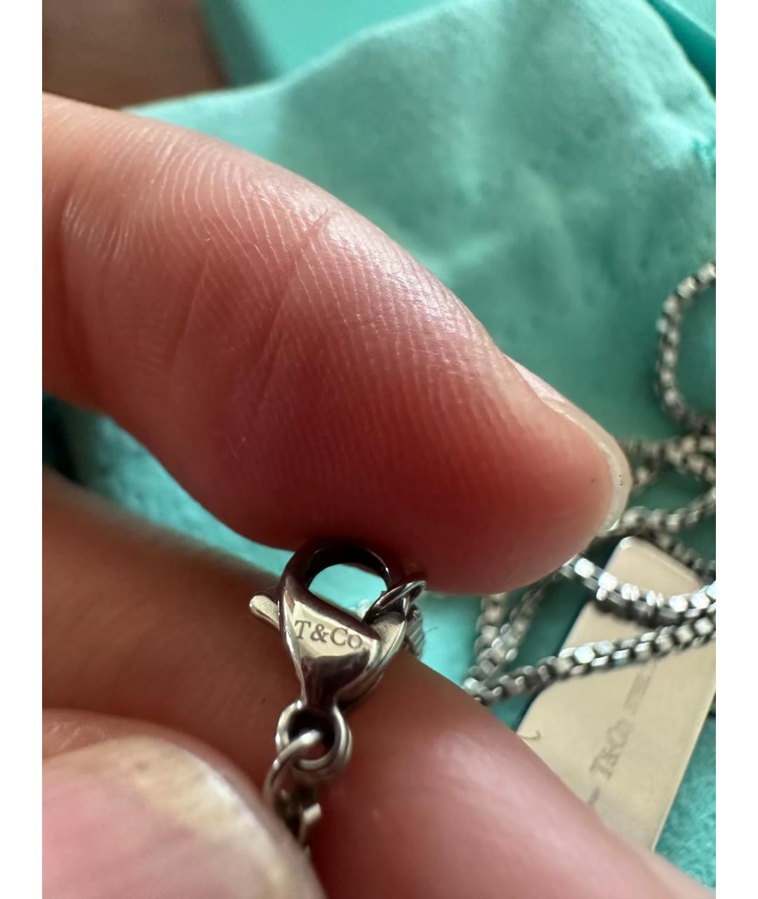 TIFFANY&CO Черная металлическая подвеска, фото 5