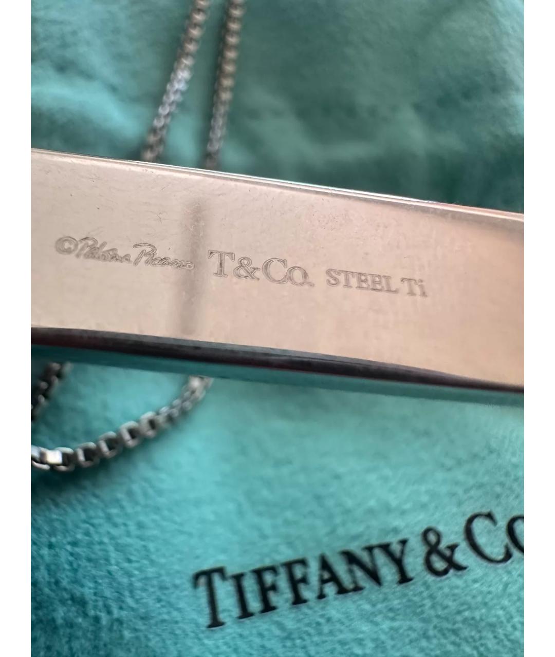 TIFFANY&CO Черная металлическая подвеска, фото 3