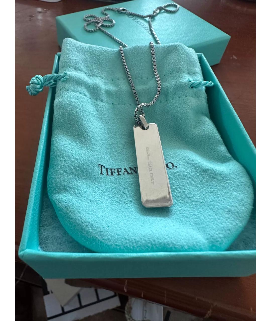 TIFFANY&CO Черная металлическая подвеска, фото 2