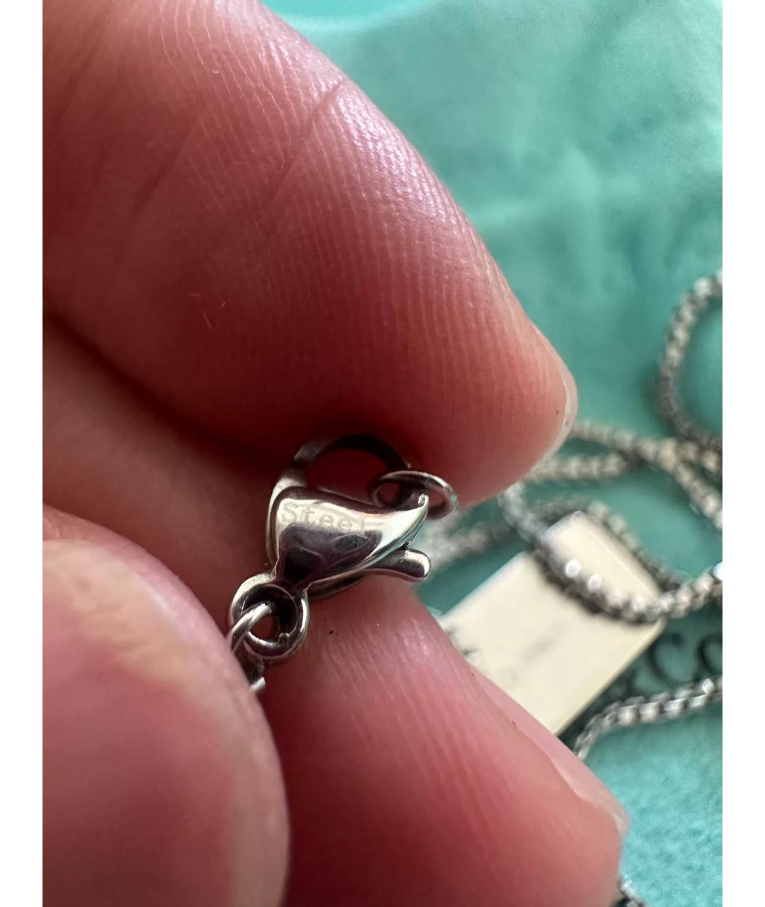 TIFFANY&CO Черная металлическая подвеска, фото 4