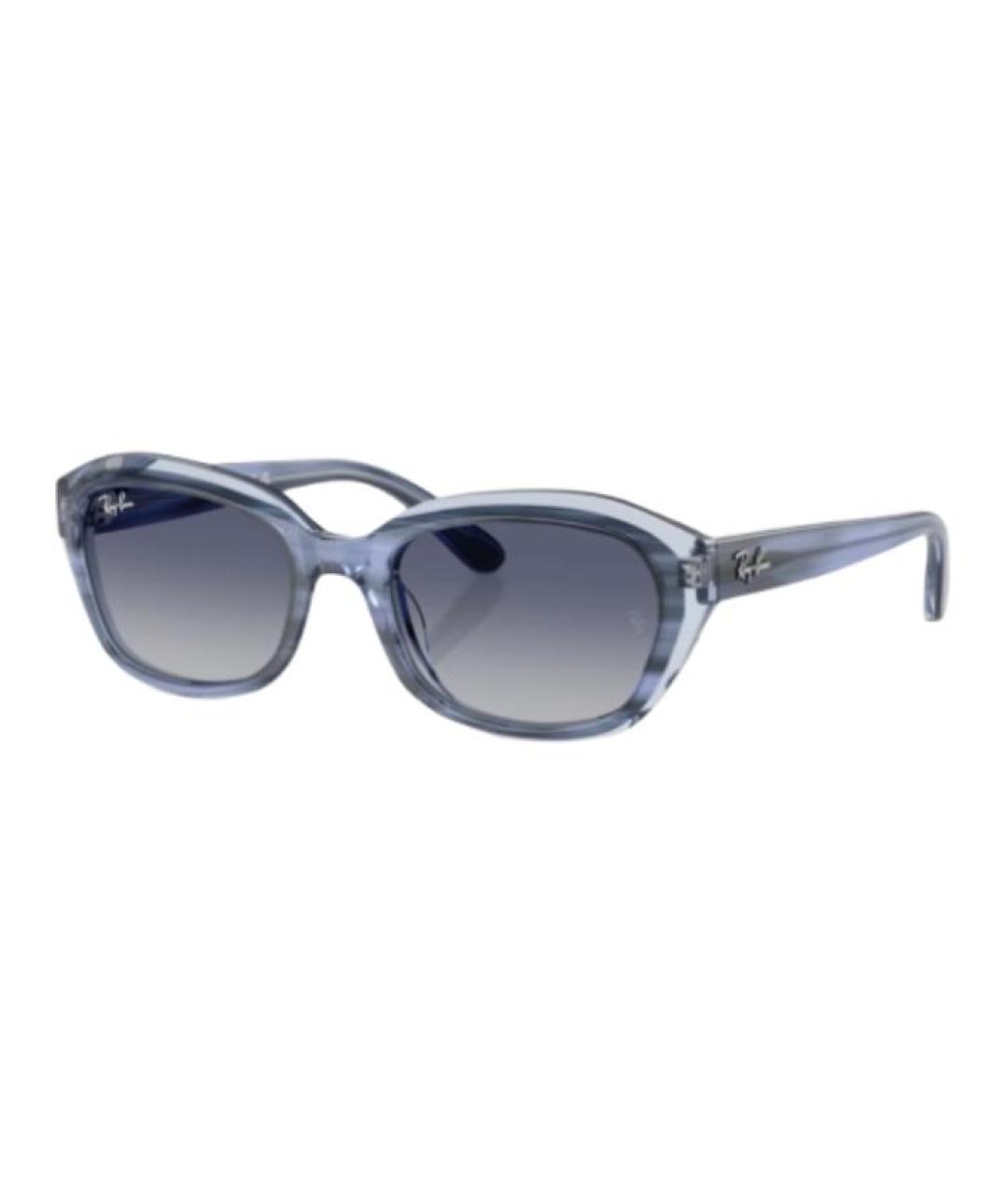 RAY BAN Синие пластиковые солнцезащитные очки, фото 1