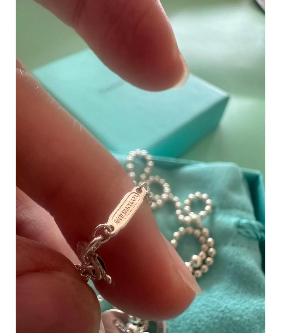TIFFANY&CO Серебряное серебряное колье, фото 6