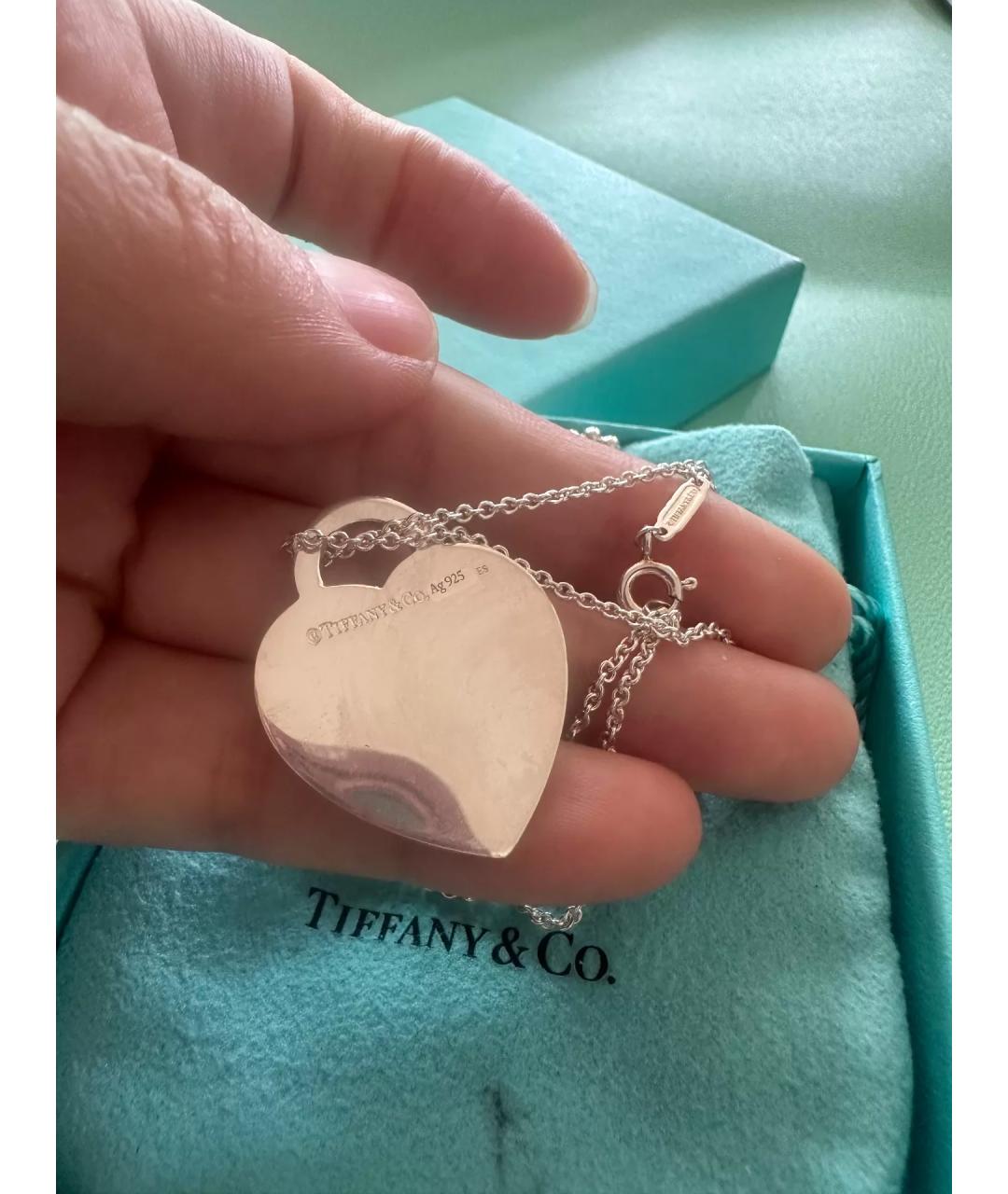 TIFFANY&CO Серебряное серебряное колье, фото 9