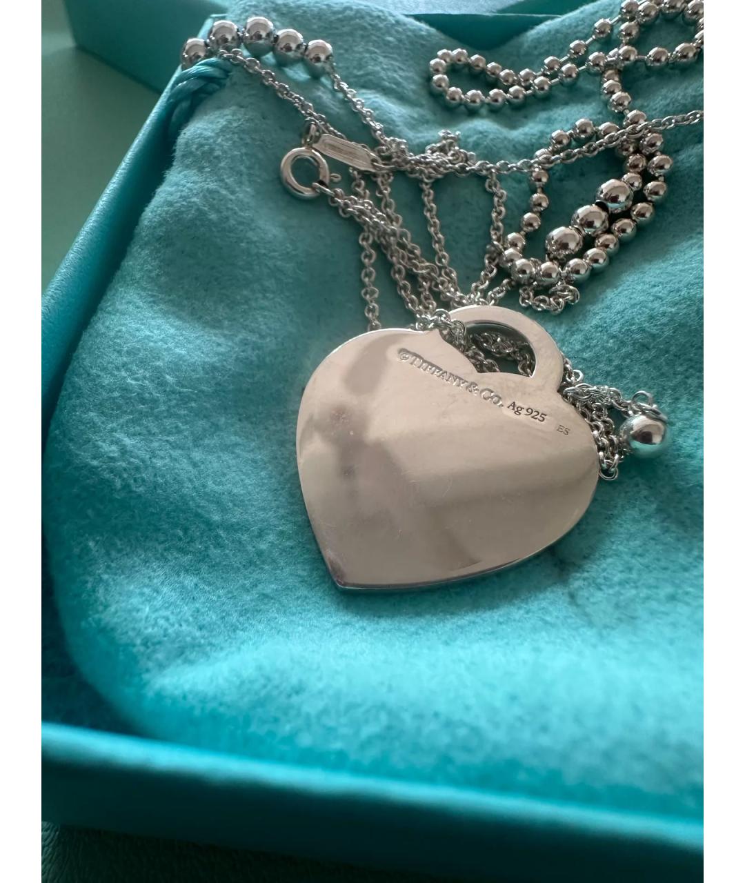 TIFFANY&CO Серебряное серебряное колье, фото 5