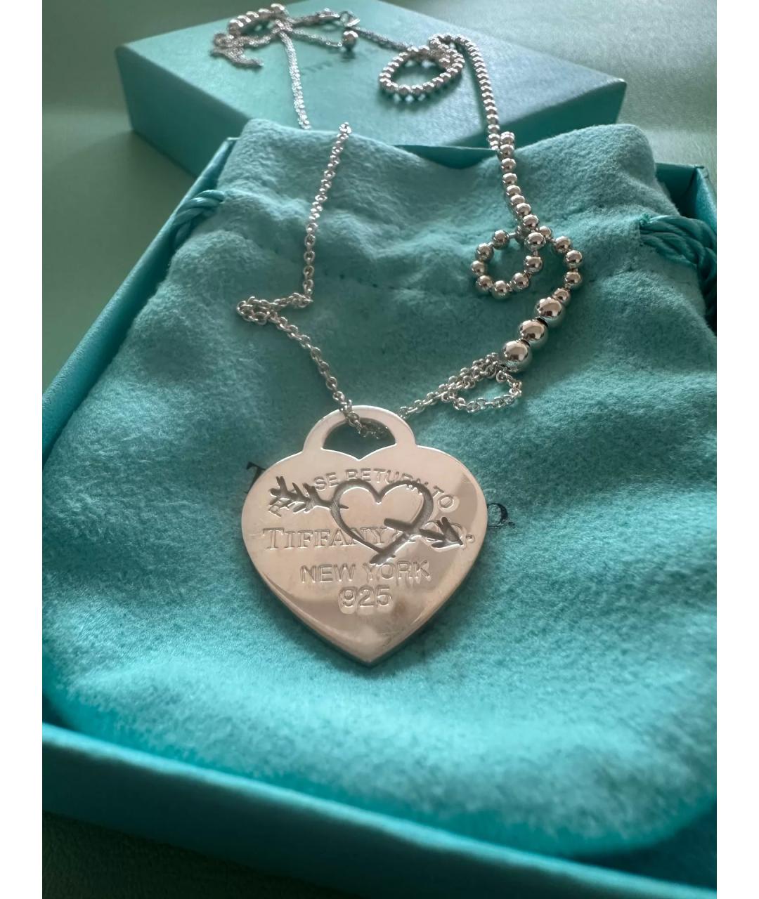 TIFFANY&CO Серебряное серебряное колье, фото 2