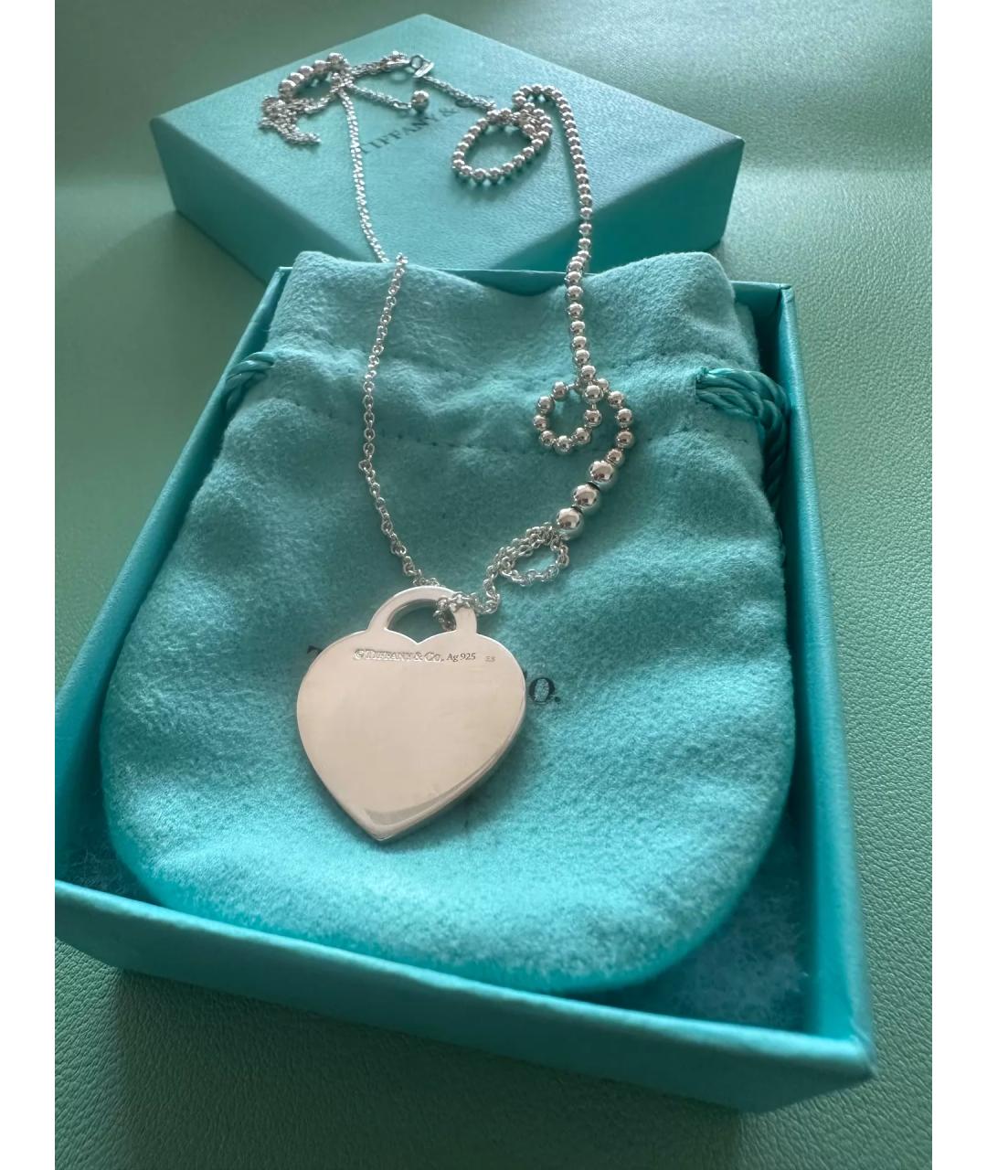 TIFFANY&CO Серебряное серебряное колье, фото 3