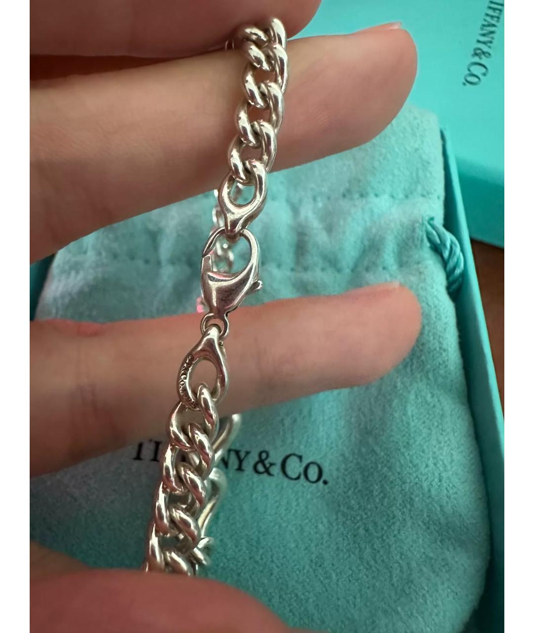 TIFFANY&CO Серебряный серебряный браслет, фото 3