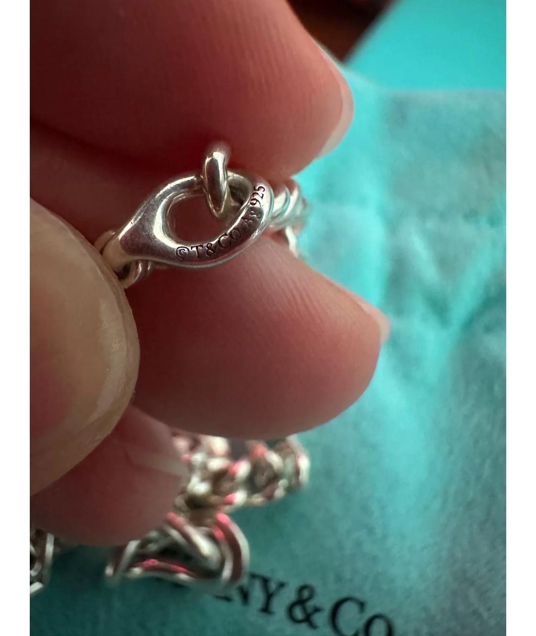 TIFFANY&CO Серебряный серебряный браслет, фото 5