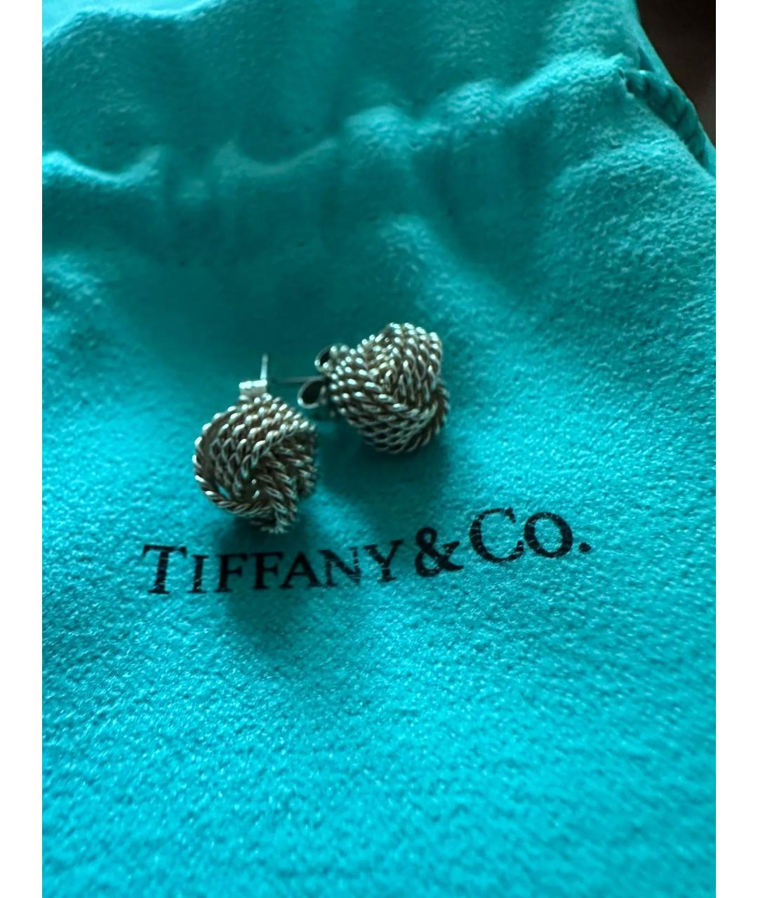 TIFFANY&CO Серебряные серебряные серьги, фото 2