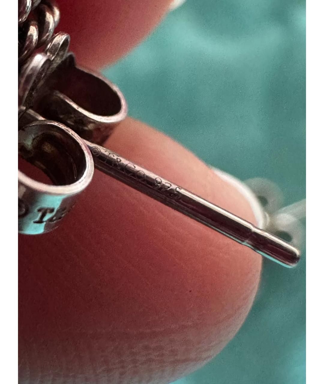 TIFFANY&CO Серебряные серебряные серьги, фото 7