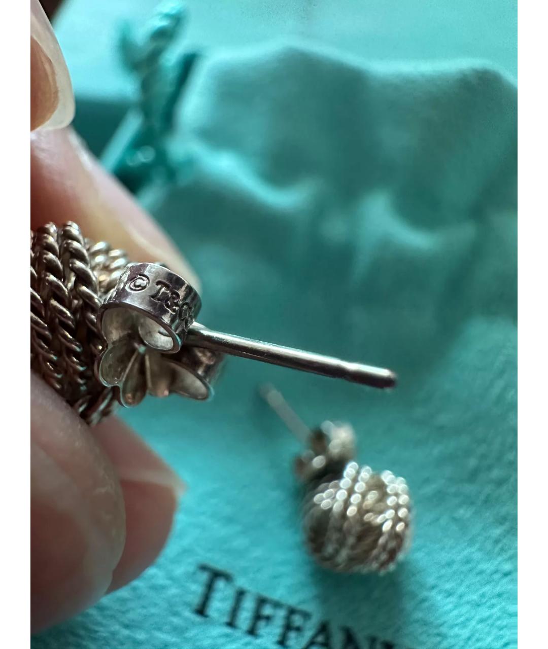 TIFFANY&CO Серебряные серебряные серьги, фото 4