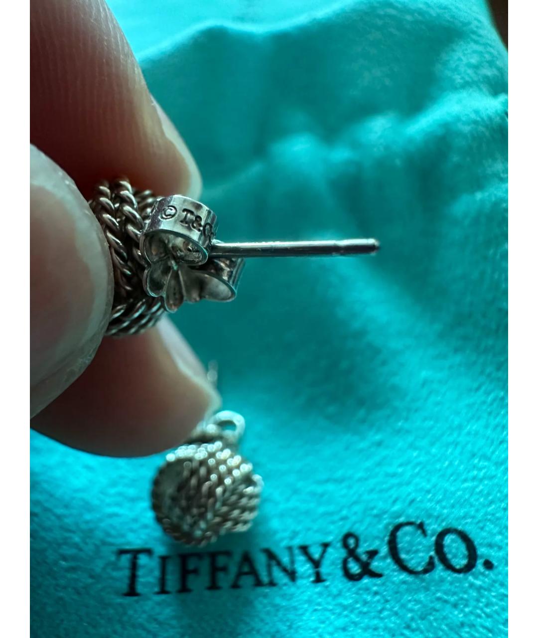 TIFFANY&CO Серебряные серебряные серьги, фото 3