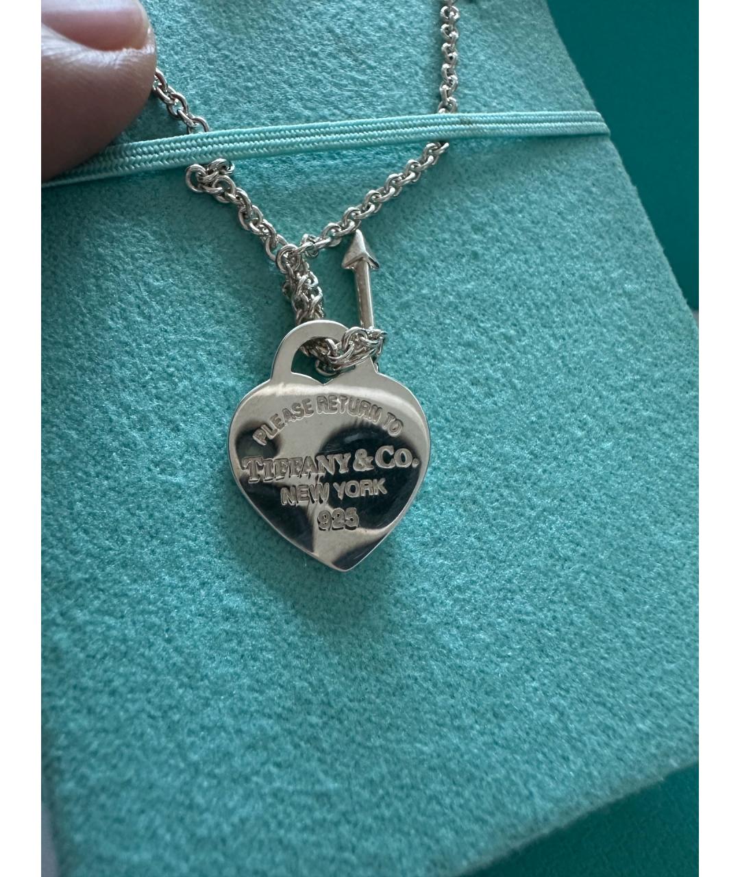 TIFFANY&CO Серебряная серебряная подвеска, фото 3