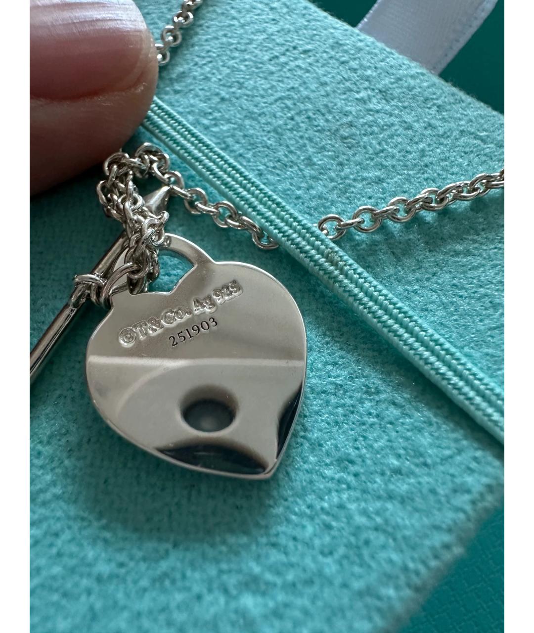 TIFFANY&CO Серебряная серебряная подвеска, фото 5