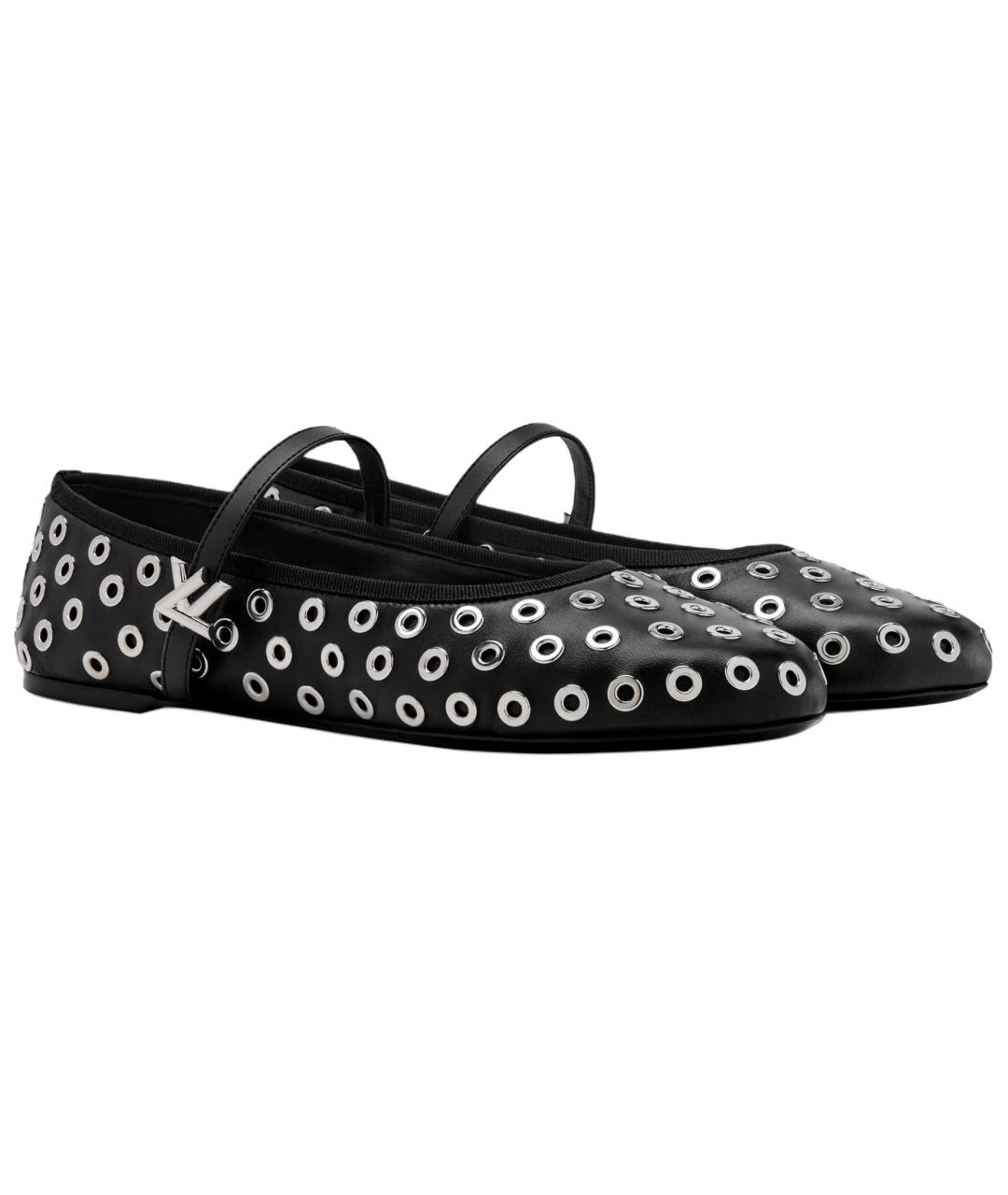 LOUIS VUITTON Черные балетки, фото 3