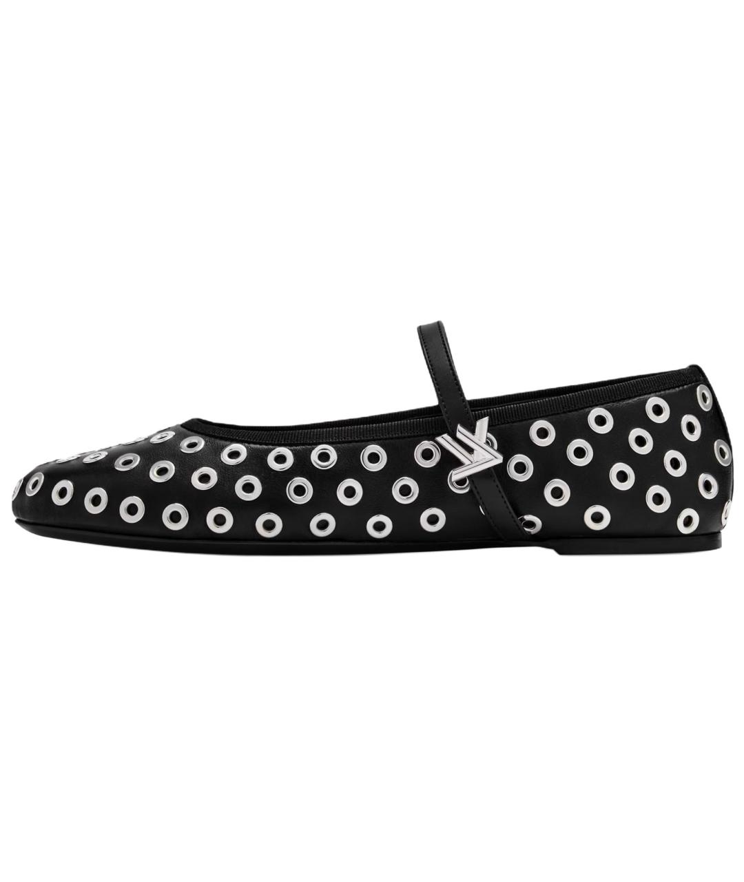 LOUIS VUITTON Черные балетки, фото 2
