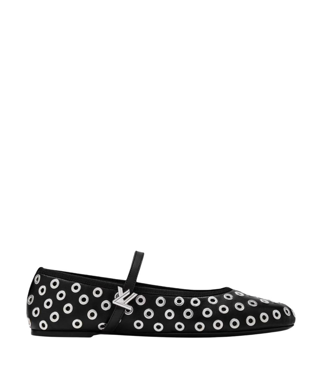 LOUIS VUITTON Черные балетки, фото 1