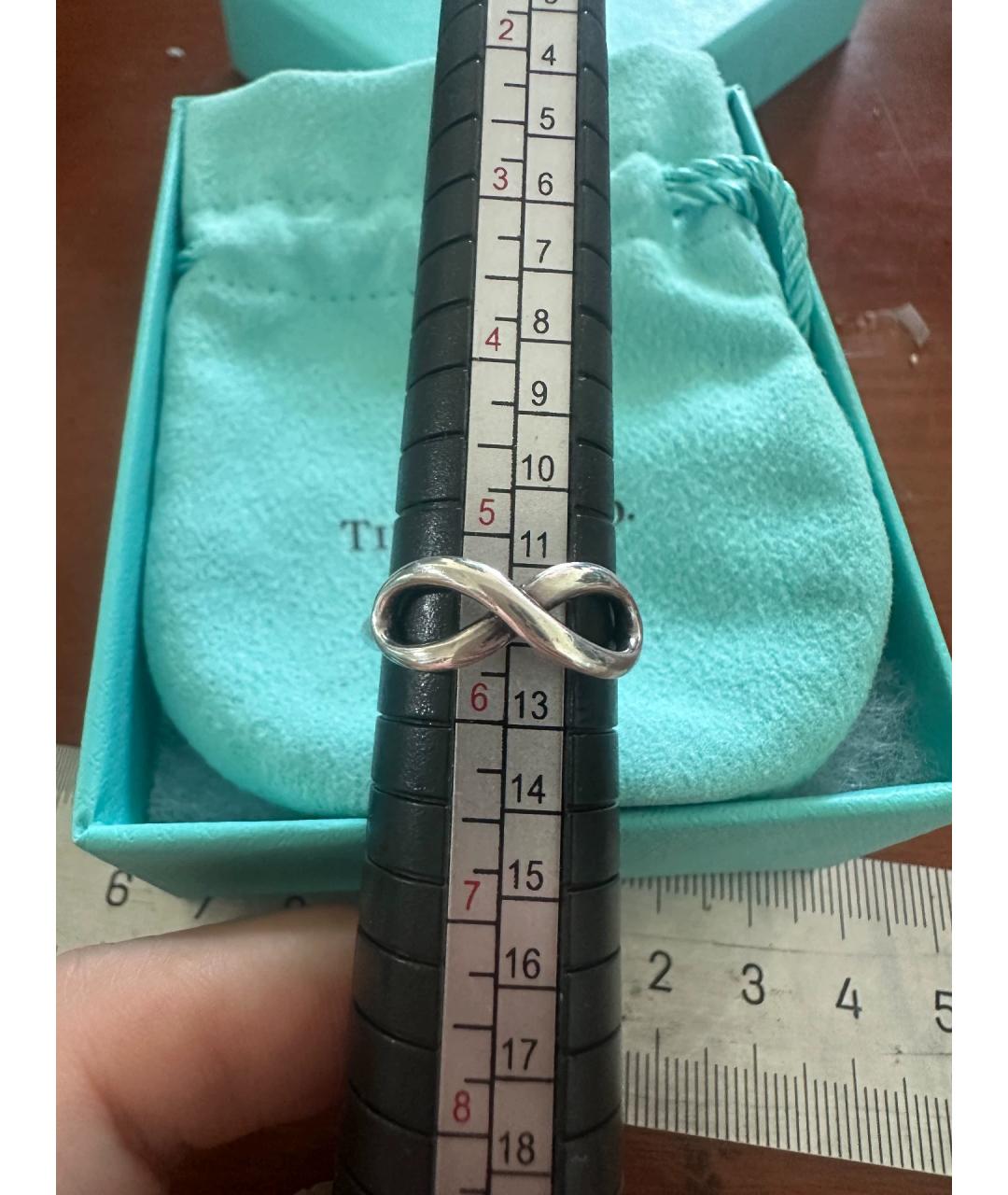 TIFFANY&CO Серебряное серебряное кольцо, фото 5