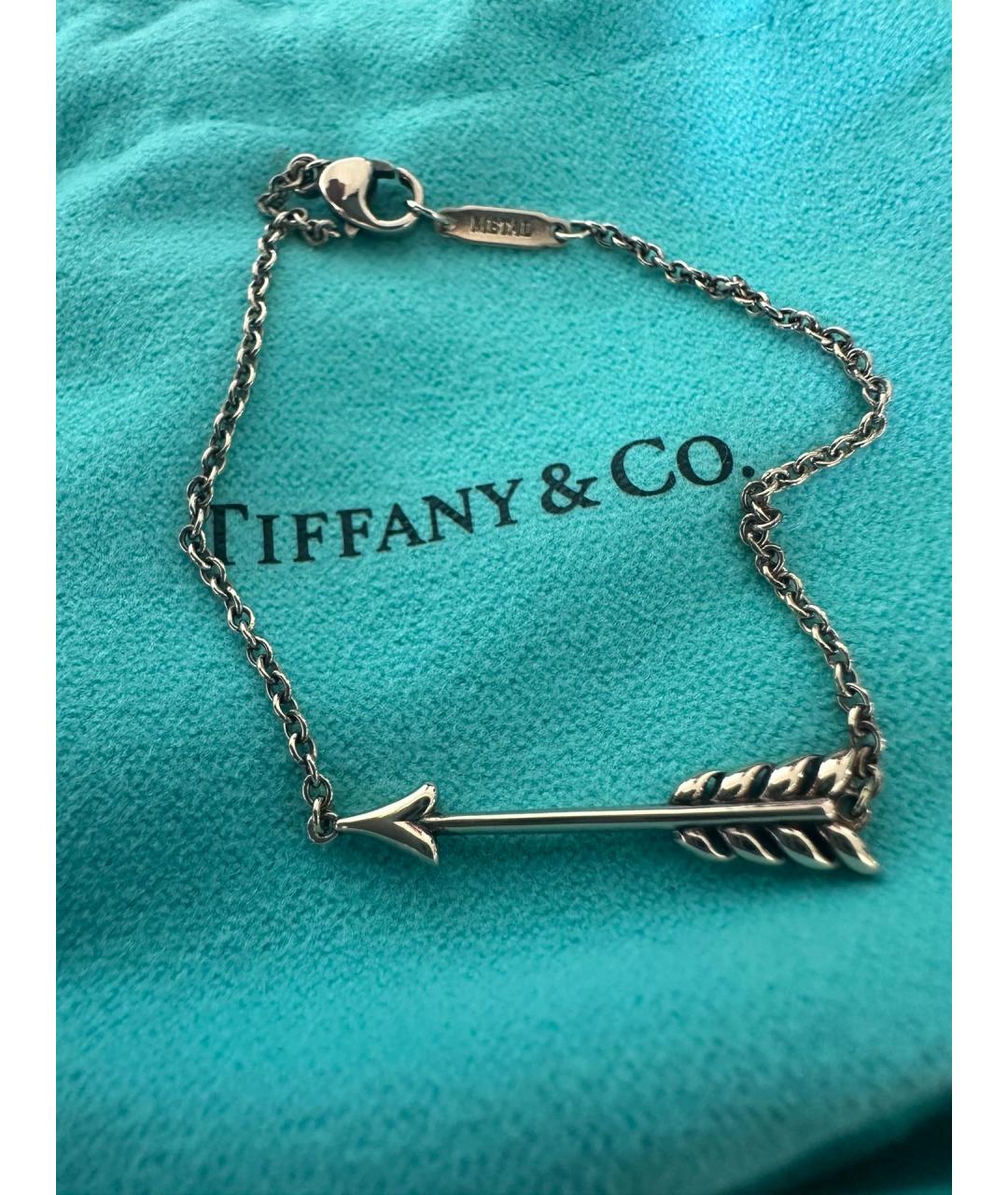TIFFANY&CO Серебряный металлический браслет, фото 7
